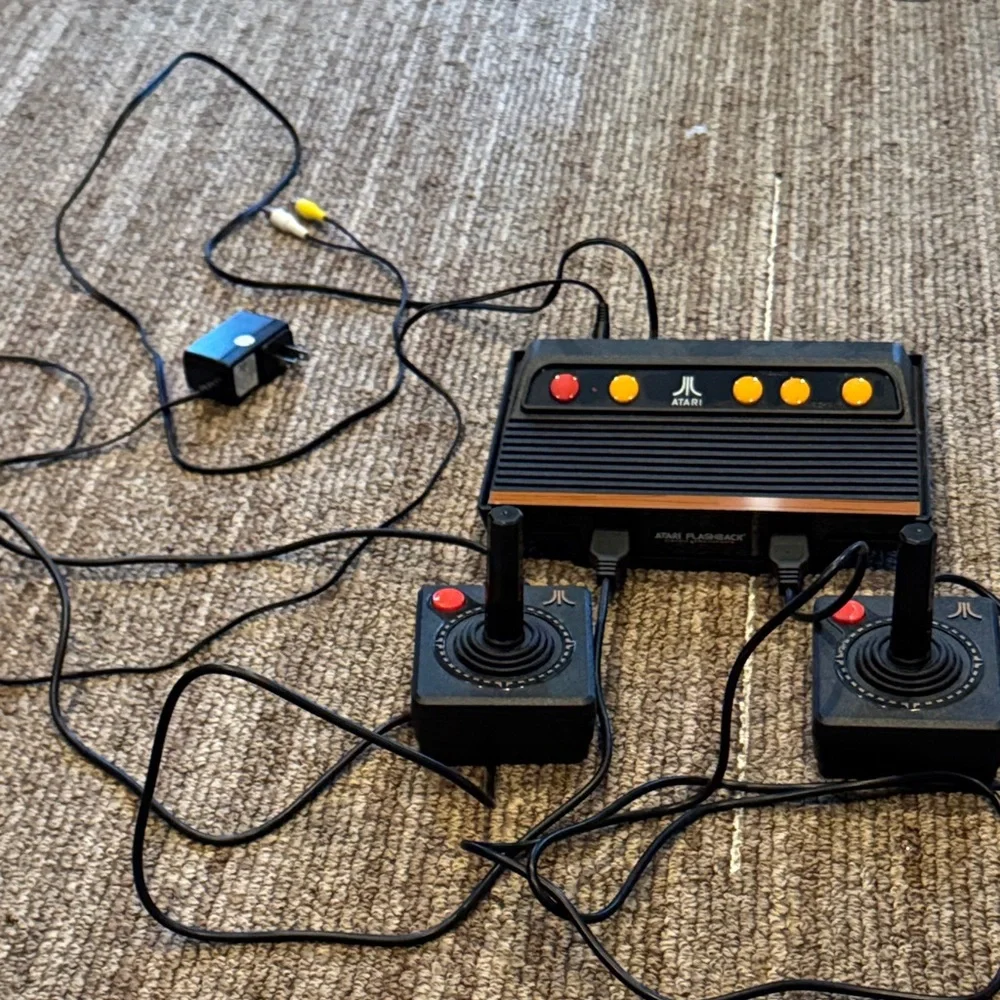 Atari Flashback Console with Black Joysticks